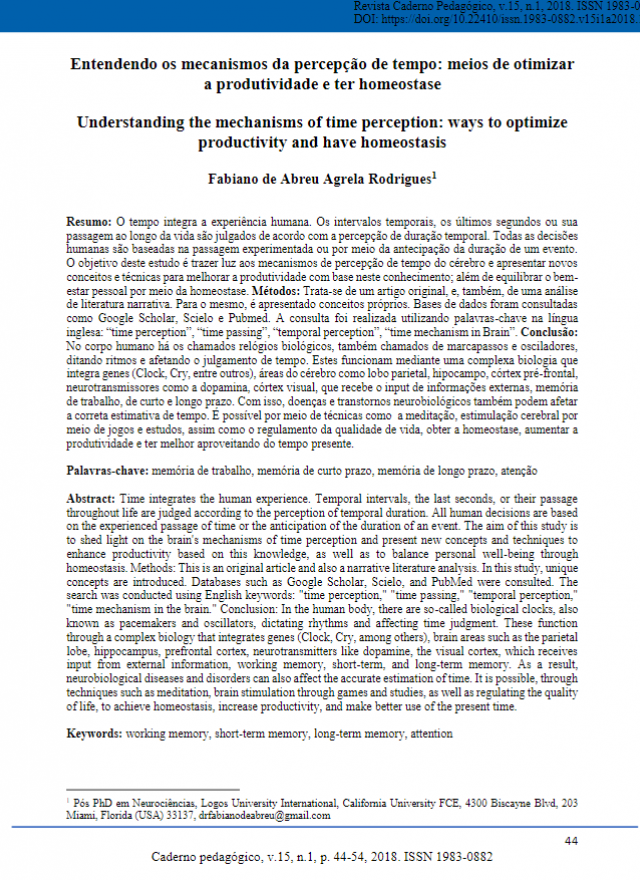Entendendo os mecanismos da percepção de tempo: meios de otimizar a produtividade e ter homeostase
