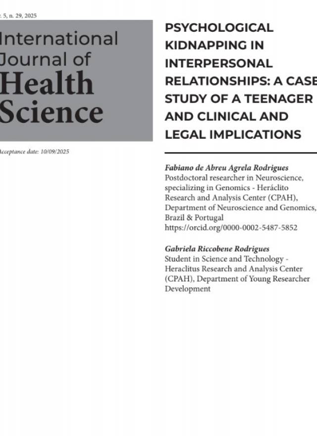 PSYCHOLOGICAL KIDNAPPING IN INTERPERSONAL RELATIONSHIPS: A CASE STUDY OF A TEENAGER AND CLINICAL AND LEGAL IMPLICATIONS